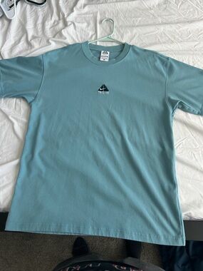 Nike ACG Light Teal Short-Sleeve Logo Tee